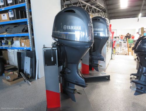 Slightly Used Yamaha 130HP 4 Stroke Outboard Motor Engine